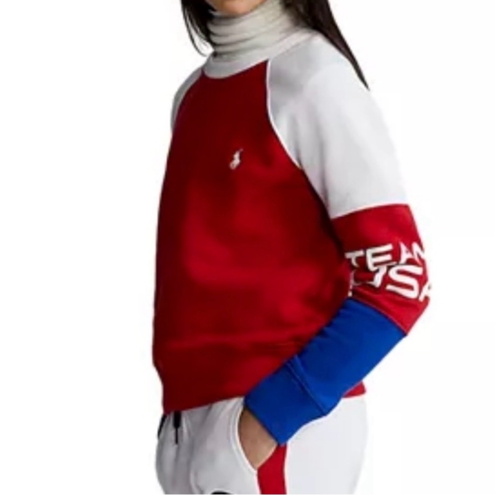 Polo Ralph Lauren Team USA 2022 Official Olympic Sweatshirt Girls M